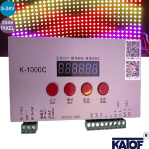 K-1000C 5-24V 2048Pixel Programlanabilir RGB Pixel LED Kontrol Cihazı - Görsel 4