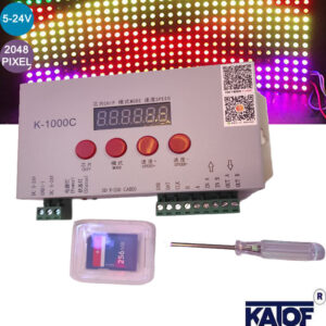 K-1000C 5-24V 2048Pixel Programlanabilir RGB Pixel LED Kontrol Cihazı - Görsel 5