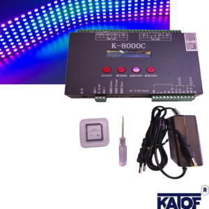 K-8000C LED Pixel Kontrol Kartı SD Kartlı SPI Controller WS2811, WS2812 SK6812 Uyumlu
