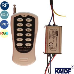 RF Kumandalı 3x2-3Led RGB Power Led Sürücü
