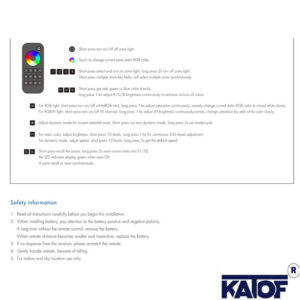 4 Bölge için RGB, RGBW Led RF Kontrol Kumandası - Görsel 6