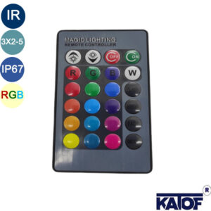 RGB3X(2-5) RGB Power Led Sürücü IR Kumandalı - Görsel 3