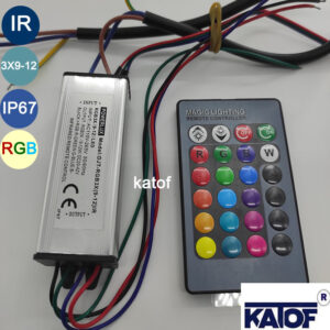 RGB3X(9-12) RGB Power Led Sürücü IR Kumandalı - Görsel 4