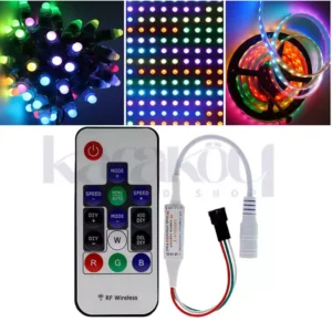 RGB Pixel Led 14 Tuşlu RF Kumandalı Kontrol Modülü - Görsel 4