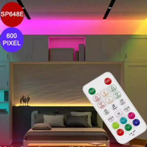 SP648E Sese Duyarlı RGB Pixel Led Kontrol Wifi, RF Kumandalı - Görsel 2