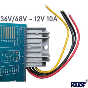 DC/DC Converter 36V / 48V - 12V 10Amper - Görsel 3