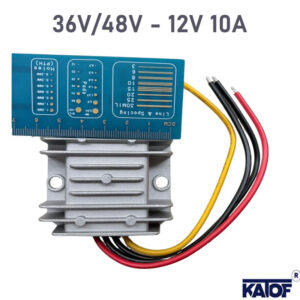 DC/DC Converter 36V / 48V - 12V 10Amper - Görsel 4