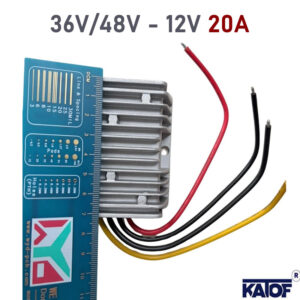 DC/DC Converter 36V / 48V - 12V 20Amper - Görsel 4