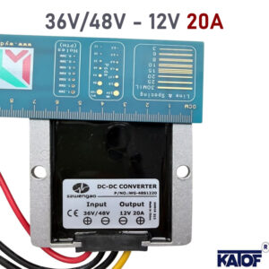 DC/DC Converter 36V / 48V - 12V 20Amper - Görsel 3