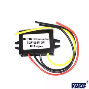 DC/DC 12V/24V - 5V 10Amper Plastik Kasa Converter