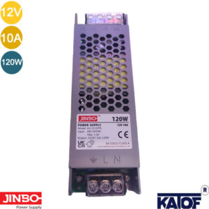 12Volt 10Amper 120W İç Mekan Slim Kasa Metal Adaptör Jinbo
