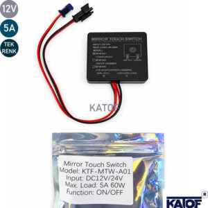 12V 5A 60W Aç/Kapat Anahtarı Dokunmatik Led Sensör