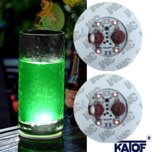 LED Işıklı Bardak Altlığı Şişe Altı Aydınlatma, Dekoratif Led Altlık