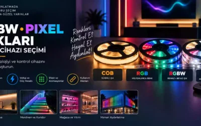 RGB RGBW ve Pixel LED Farkları Doğru Kontrol Cihazı Seçimi *2026