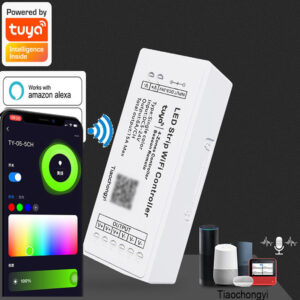 Tek Renk Led için Tuya destekli Wi-fi Led Kontrol Cihazı - Görsel 1